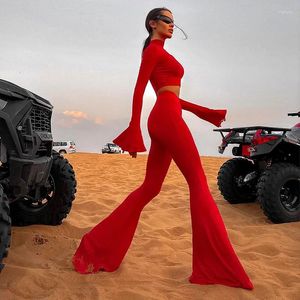 Bath à la plage sort de femme 2024 Sexy Cover Up Swimwear Women's Cape Summer Swimsuit Robe High Couled Fared Sleeves with Exposed