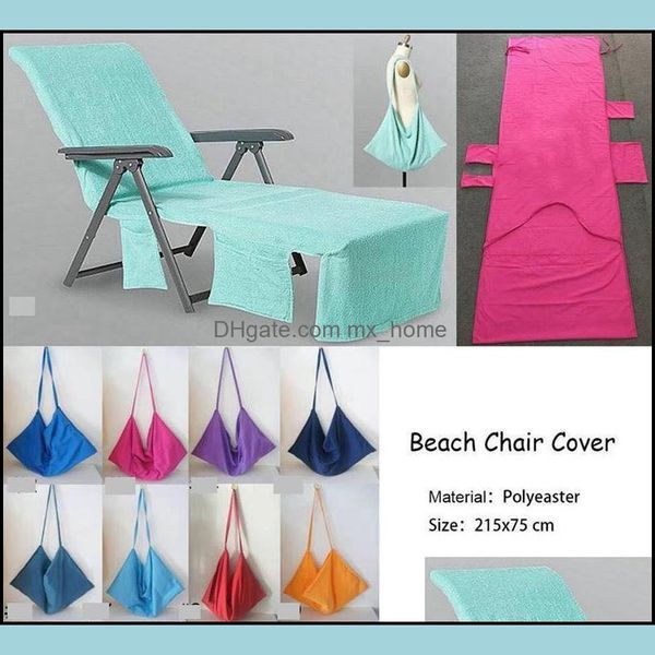 Silla de playa Er 9 colores Mantas de salón Portátil con correa Toallas Manta gruesa de doble capa Entrega directa 2021 Fajas Ers Textiles para el hogar