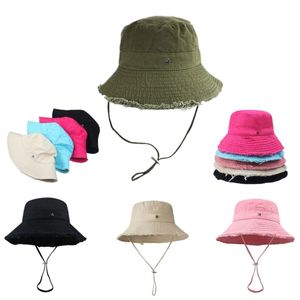 Strandontwerper Cap voor vrouwen le bob emmer hoeden zon voorkomen mannen hoed golf cappellino vintage vrijetijdshoed klassieke accessoires vissen witte ga130 h4