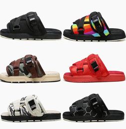 Strandontwerper Visvim Platform Slippers Men Women Lovers Fashion Shoes Mule Slipper Hiphop Street Outdoor Sandals Flip Flops3360504