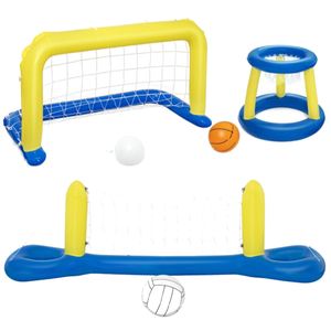 Jeu de plage enfants adultes parentchild piscine de nage gonflable volleyball basketball handball gate de gate de sport de sport water 240416