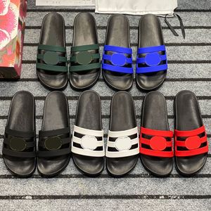 Strand heren in elkaar grijpende dubbele gestreepte webbing slippers mannen rubber dia sandalen maat 38-45