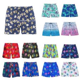 Calções masculinos de praia vilbrequin bermuda pantaloncini boardshorts villebrequin troncos de surf dos homens bermudas curtas tartarugas verão