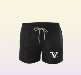Pantalones de playa Fashion New Khmer Shorts Impresión de color sólido Men039s Summer Wind Beach Shortms Men039s Caja de alta calidad5430556