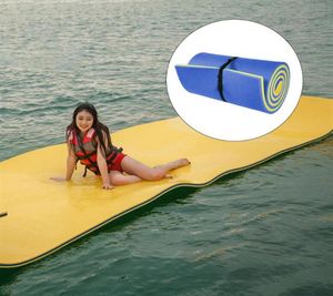 Strand Zwembad Float Mat Water Drijvende Pad Rivier Meer Matras Bed Zomer Spel Speelgoed Accessoires203q5834595