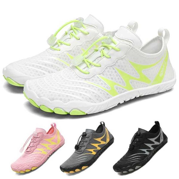 Zapatos de playa 35-46 # Unisex multifuncional al aire libre juego de playa zapatillas de deporte hombres zapatos para sentadillas de interior mujeres calzado de gimnasio pareja vacaciones zapatos acuáticos 240122