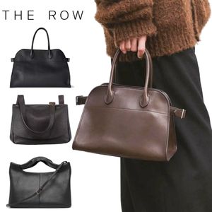 Fashion Top Handle Margaux15 Luxury Designer Duffle Bag Womens the Row Mens Leather Weekend Crossbody Sac à bandoulière 7a Margaux 17 sac à main