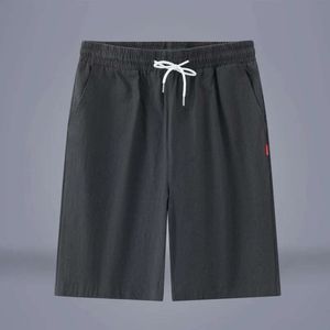 Shorts de plage pour hommes à lin en coton de style chinois, confortable et décontracté, couleur unie, polyvalente en été