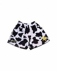 Strand Summer American Mesh Shorts Fi Leopard Grafische kwart broek Sportbasketbal Men Snel droog ademend 3D -printen 54rm#