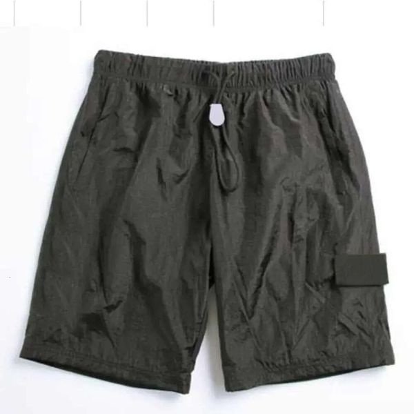 Shorts d'été de plage pantalons courts pour hommes mode course en vrac processus de lavage à séchage rapide de tissu pur à la mode décontracté hip-hop Ins pierres Isla 827