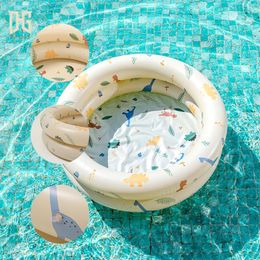 Piscina de playa Piscina inflable para bebés PVC Diámetro de 87 cm/114 cm/143 cm Piscina de baño infantil Piscina Circular Pool de remado al aire libre 240420
