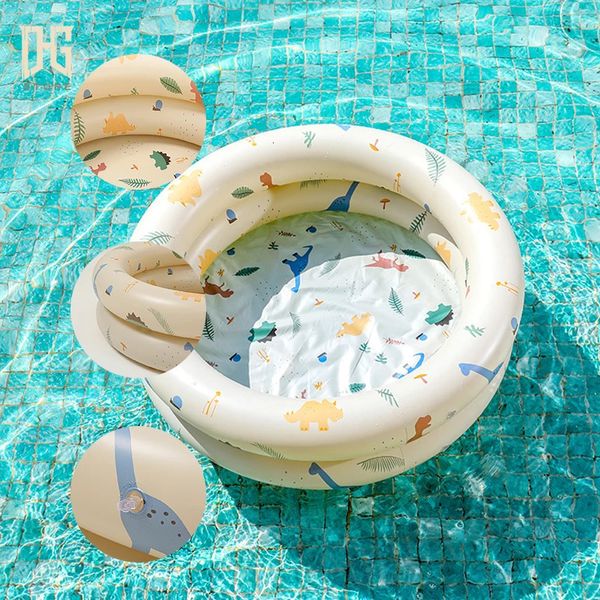 Piscine de plage Piscine de bébé gonflable PVC Diamètre 87cm / 114 cm / 143 cm Bath Bath Pool Circular Pool Pool Piscine extérieure Papon 240423