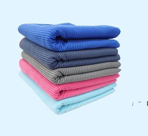 Strandhanddoek draagbare snel drogende badhanddoeken stevige kleur dubbelzijdige textuur superfijn vezel washrag fitness reizen body wraps
