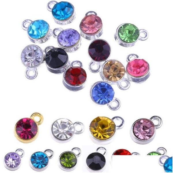 Caps perles usine Vente directe Nouveau cristal pendant Birmstone Charmes bricolage Accessoires de bijoux faits à la main 19 Couleurs pour les choix Drop délivre Dhvmd