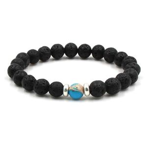 Kralen 10 kleuren lava rots ketting armband etherische olie diffuser chakra steen armband voor vrouwen mannen handgemaakte aromatherapie drop leveren dhiok