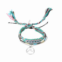 Bracelet en cuir de tissage à la mode 10pc / set Fashion avec pendentif naval de style naval drop livraison de bijoux bracelets dhiby