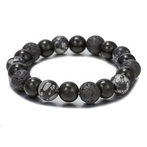 Perles 8mm 10mm pierre naturelle à la main brins de perles bracelets de charme yoga bracelet élastique parti club bijoux pour femmes hommes drop livraison dh6ti