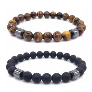 Kralen 8 mm edelstenen kralen armbanden voor vrouwen mannen streng genezende kristal prachtige stretch semiprecious stenen sieraden drop levering dhbjc