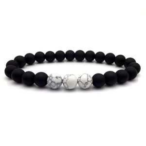 Kralen 8mm nieuwe mode natuurlijke houten stenen wortel chakra juwse hiphop kralen armband boeddha woord sieraden voor mannen vrouwen geschenk dhgarden dhpuh