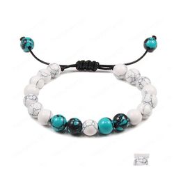 Kralen verstelbare natuurlijke lava stenen armband vrouwen zwarte tijger eye boeddha kraal yoga diffuser blauwe armbanden sieraden drop leveren dhedk