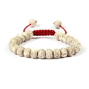 Kralen ailatu sieraden groothandel 10stcs/lot 7x10mm xingyue bodhi zaad kralen unisex yoga meditatie cz rame armband voor cadeau deli dhmv6