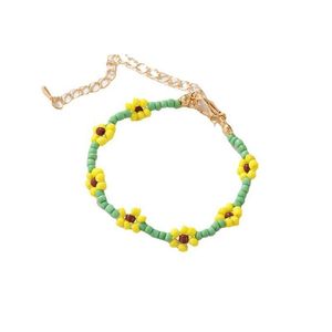 Perles de riz de plage bohème perlées petites marguerites Bracelets à portée de main Vintage femmes bijoux cadeau livraison directe