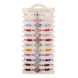 Perlé Bohème Couleur Palm Bracelet Mixte Brins 12 Pièces Doux Y Bracelets Réglables Drop Delivery 202 Dh2Ou