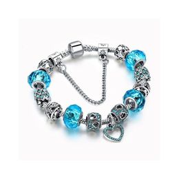 Kristal kralen armbanden voor vrouwen doe -het -zelf sier hart charme armbanden drop levering sieraden dhxc1