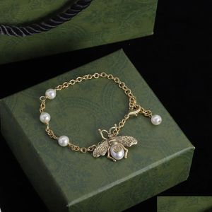 Bracelet de créateur en perles d'abeille, bijoux de luxe de haute qualité, cadeau, livraison directe, Dhyik