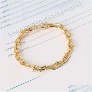 Charme de créateur perlé Bracelet de chaîne cubaine 18K Gol