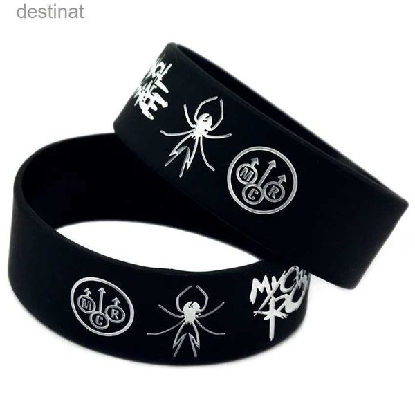 Bracelet en Silicone souple perlé à la mode, My Chemical Romance, pour hommes et femmes, cadeaux, vente en gros, offre spéciale, L24213