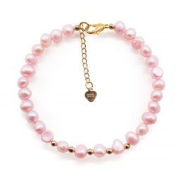 Bracelet de perle en eau douce perle bracelet Bracelets de perle de perles bracelets pour femmes bijoux amour gouttes de cadeaux Dhocj