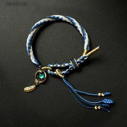 Jeu de perles Wanderer Scaramouche Cosplay Balladeer Bracelet unisexe corde chaîne pendentif Bracelets bijoux accessoires L24213