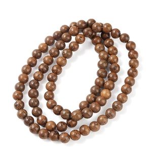 Perles à la main Mtilayer en bois perles brins bracelets de charme bijoux pour hommes femmes bracelet fête club décor accessoires de mode goutte Dhzrw