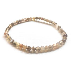 Per perlé MG0104 en gros, bracelet Botna Agate de qualité 4 mm mini-pierre de pierre de pierre de pierre de santé yoga mala énergie nce bijoux de gouttes bracelets dh6pg