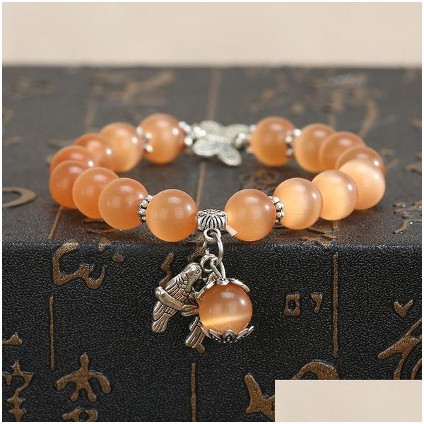 Perlé Naturel Cristal Opale Mode Diy Bracelet Rétro Femmes Accessoires En Gros Usine Outlet Drop Deli Dhzzb