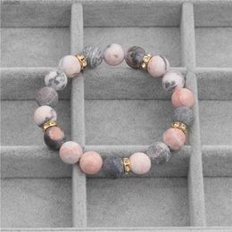 Kralen Natuurlijke Kristallen Helende Stenen Armbanden Handgemaakte Kralen Depressie Anti Angst Stress Meditatie Yoga Geschenken voor Vrouwen YQ240226