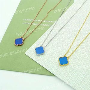 Colliers de perles de styliste pour femmes, chaîne de trèfle, bijoux en acier et diamant, meilleurs cadeaux de mariage pour fêtes, chaînes glacées en or