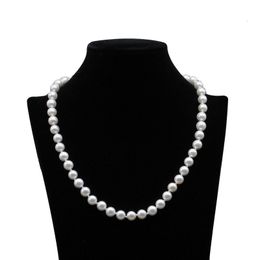 Zhen Bei Zhu collier blanc Bei Zhu collier à la mode bricolage à la main perle chaîne collier 230403