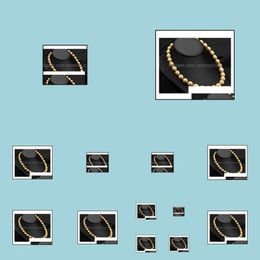 Collares con cuentas colgantes joyería clásica 12-1M oro del Mar del Sur collar de perlas barrocas 18 pulgadas 14K cierre entrega 2021 Gl3Ra