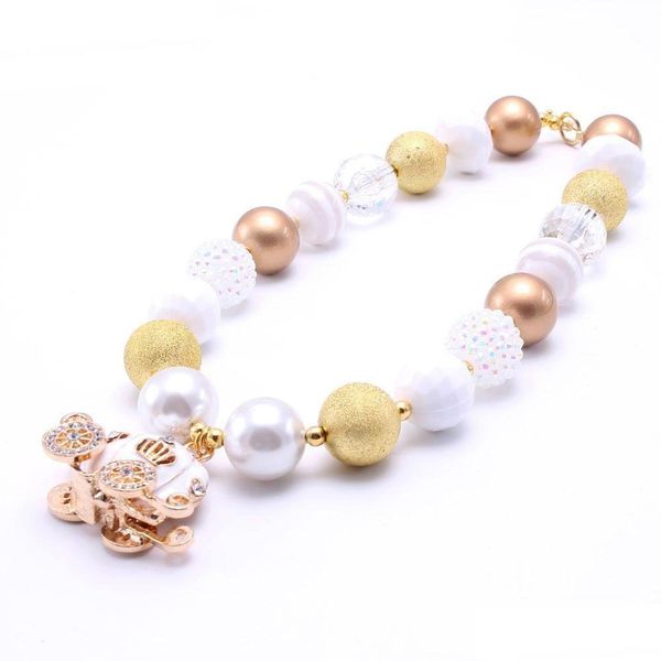 Colliers De Perles Citrouille Carrige Kid Chunky Collier Halloween Style Bubblegum Perle Enfants Bijoux Pour Tout-petit Fille Drop Delivery P Dhjvc