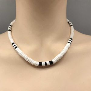 Colliers de perles blanc bohème surfeur collier hommes coquille naturelle mode femmes bijoux tribaux petite amie cadeau 230613