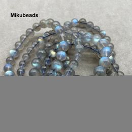 Kralen kettingen groothandel natuurlijk 8-8,5 mm aa madagascar labradoriet gladde ronde losse kralen voor het maken van sieraden doe-het-zelf ketting armband mikubeads 221207