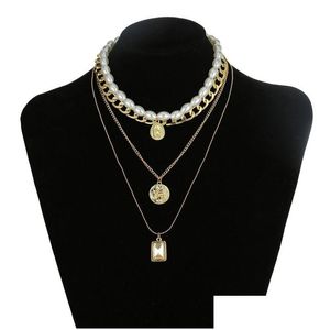 Kralen Kettingen Vrouwen Mtilayer Mode Boheemse Etnische Stijl Handgemaakte Kwastje Hanger Ketting Meisjes Sieraden Gift Drop Levering Pendan Dhotw