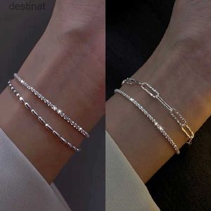 Kralen Nieuwe Mode Zilveren Kleur Gypsophila Verstelbare Armband voor Vrouwen Elegante Fonkelende Fijne Sieraden Bruiloft GiftL24213
