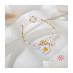 Popcorn perlé Bracelets en cristal mignons Bracelet