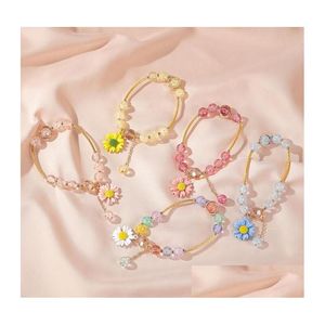 Popcorn perlé Bracelets en cristal mignons Bracelet