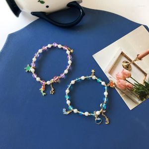 Hebras de cuentas Confidante dulces cuentos de hadas pulseras con dijes princesa niñas Linda pulsera de cuentas Fawn22