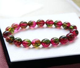 Brins de perles femme Yce espèce Ymitation Tourmaline pastèque Bracelet couleur bonbon mode Allmatch bijoux 2860682