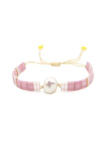 Beaded Strands GO2BOHO Miyuki Tila perles Bracelet pour femmes bijoux eau douce perle Bracelets bijoux amitié fait à la main Boh4688584